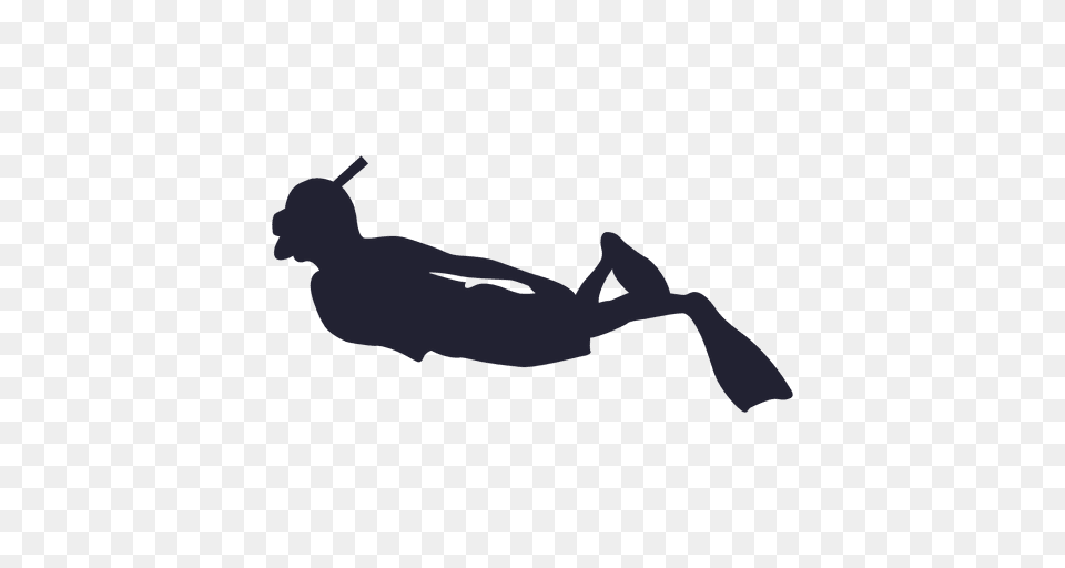 Diving Silhouette, Water, Nature, Outdoors, Adventure Free Png Download