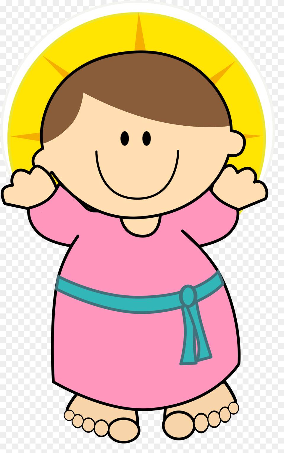 Divino Jesus Distroller, Baby, Person, Face, Head Free Png Download