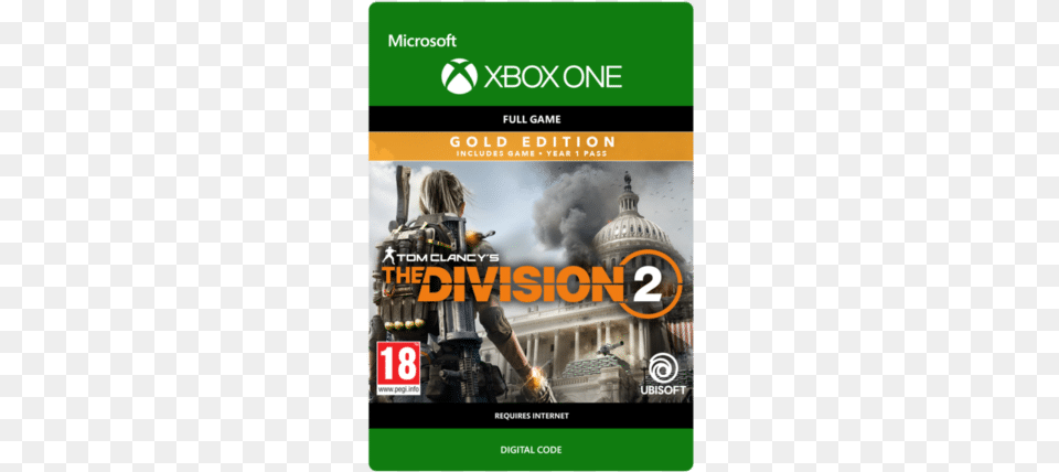 Division 2 Gold Edition Xbox One, Advertisement, Poster, Book, Publication Free Png Download