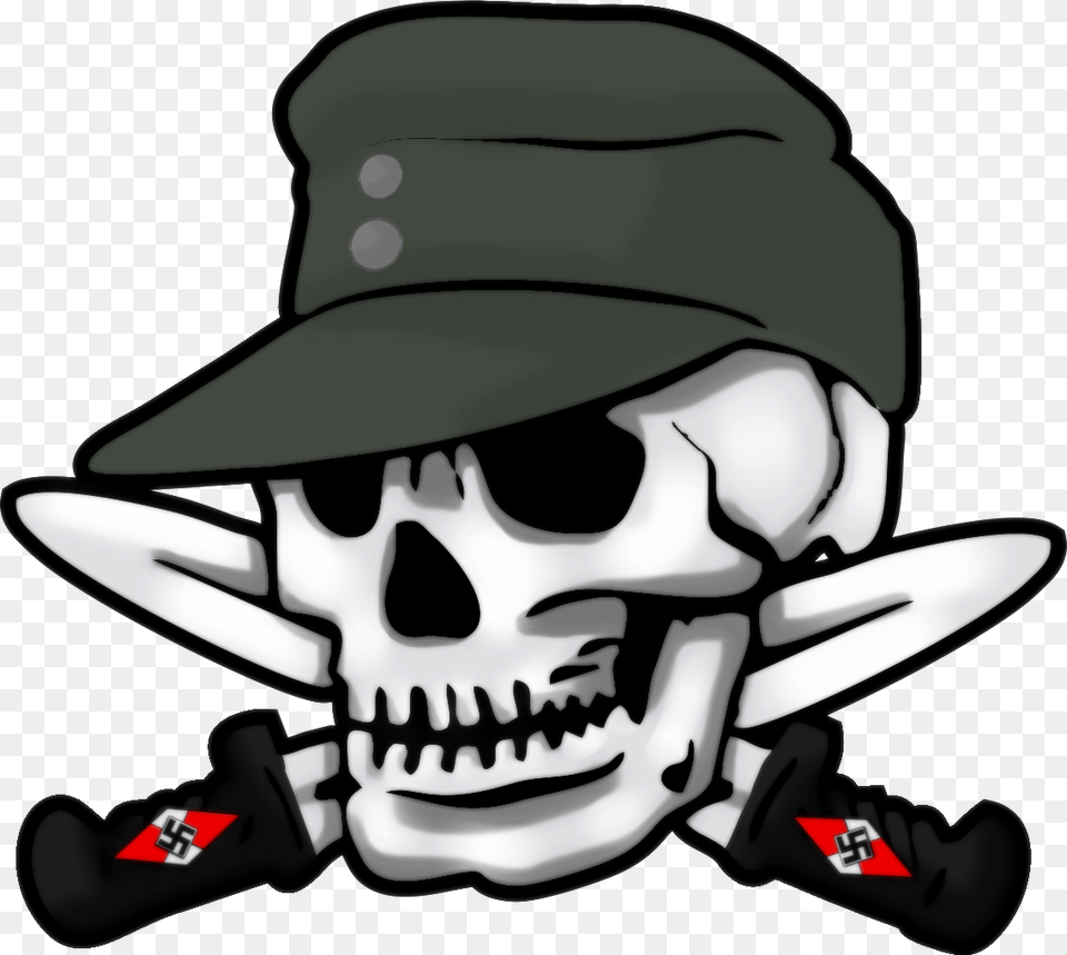 Division 3rd Schutzstaffel Ss Waffen Ss Panzer Soldiers Waffen Ss Skull Logo, Clothing, Hat, Stencil, Hardhat Free Transparent Png