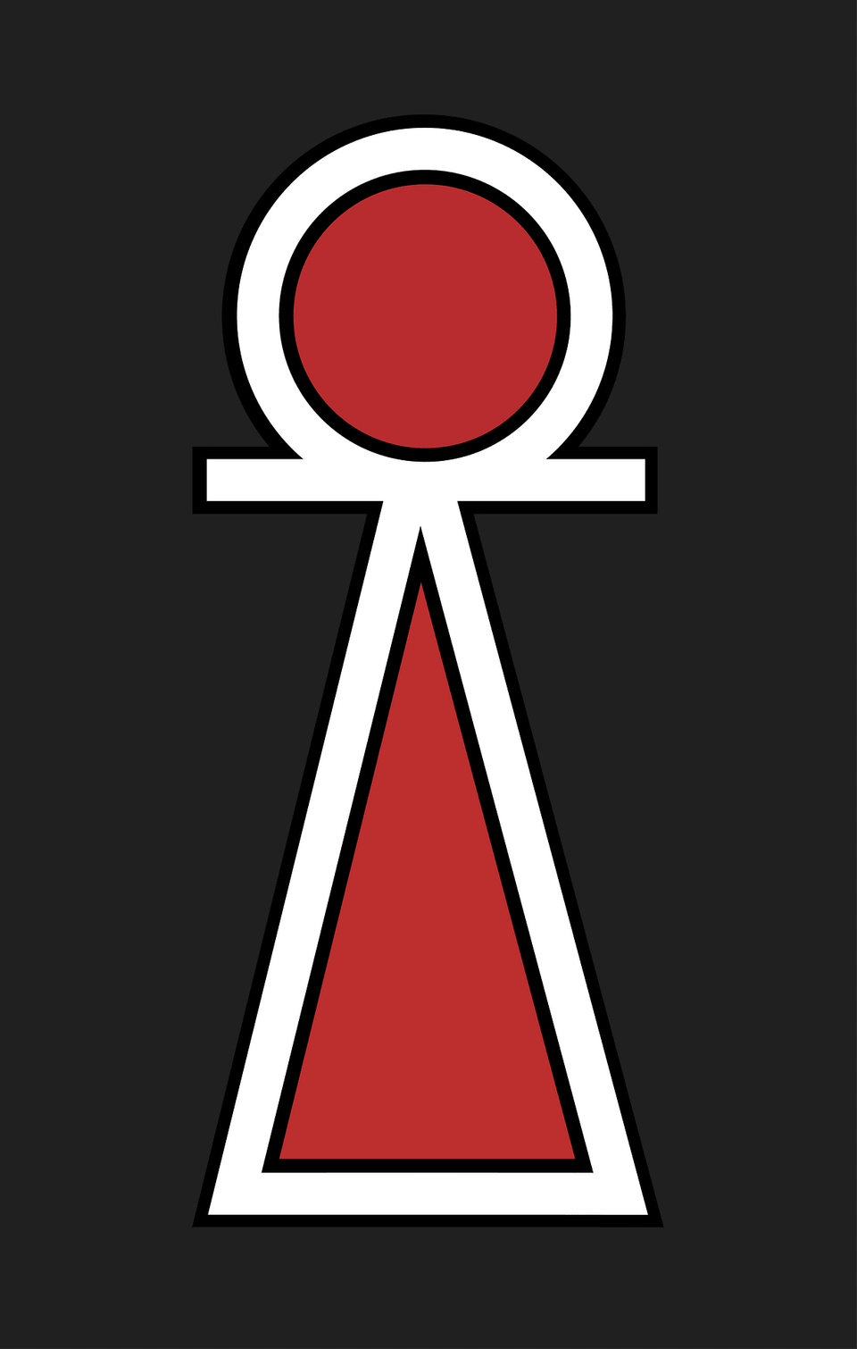 Divisional Patch Ankh For The British 11th Northern Division Clipart, Sign, Symbol, Cross Free Png