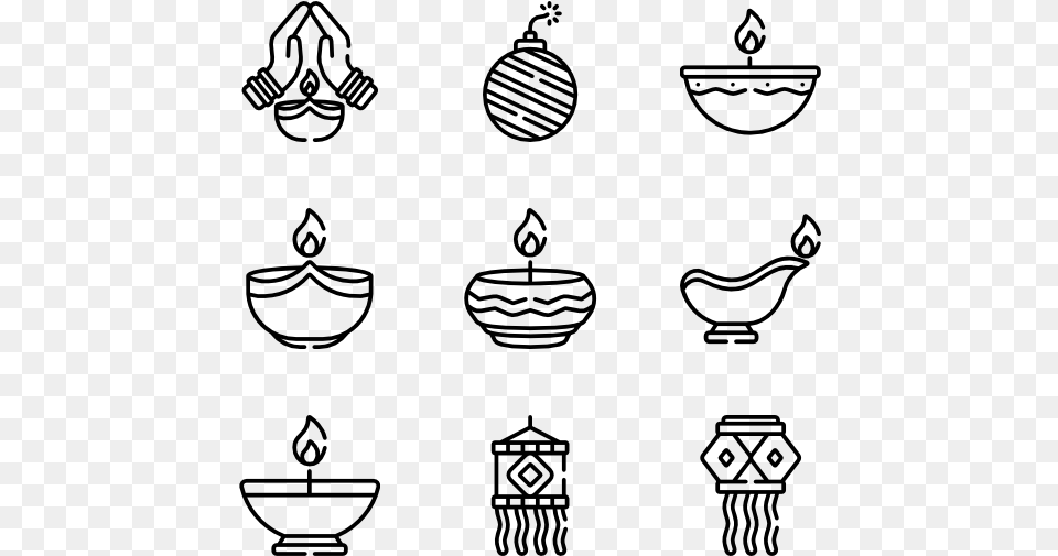 Diwali, Gray Png