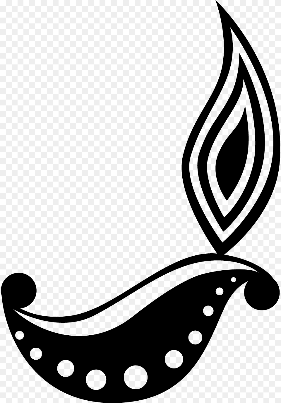 Diwali Black Diwali Diya, Stencil, Pattern, Smoke Pipe, Art Free Png Download