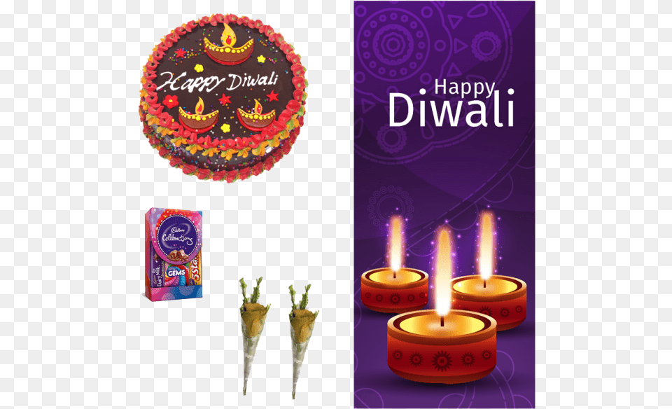 Diwali Cake, Candle, Birthday Cake, Cream, Dessert Free Png