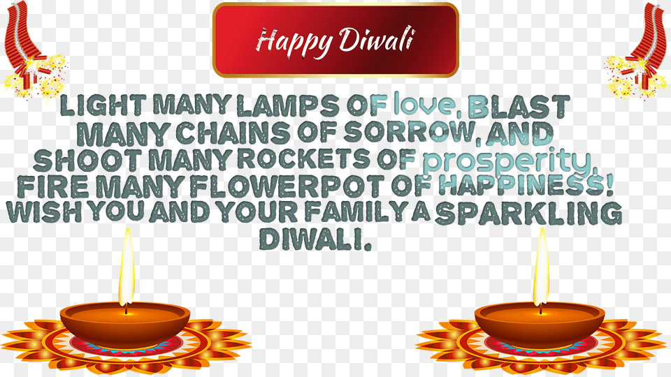 Diwali Messages Transparent Candle, Festival, Advertisement Png Image