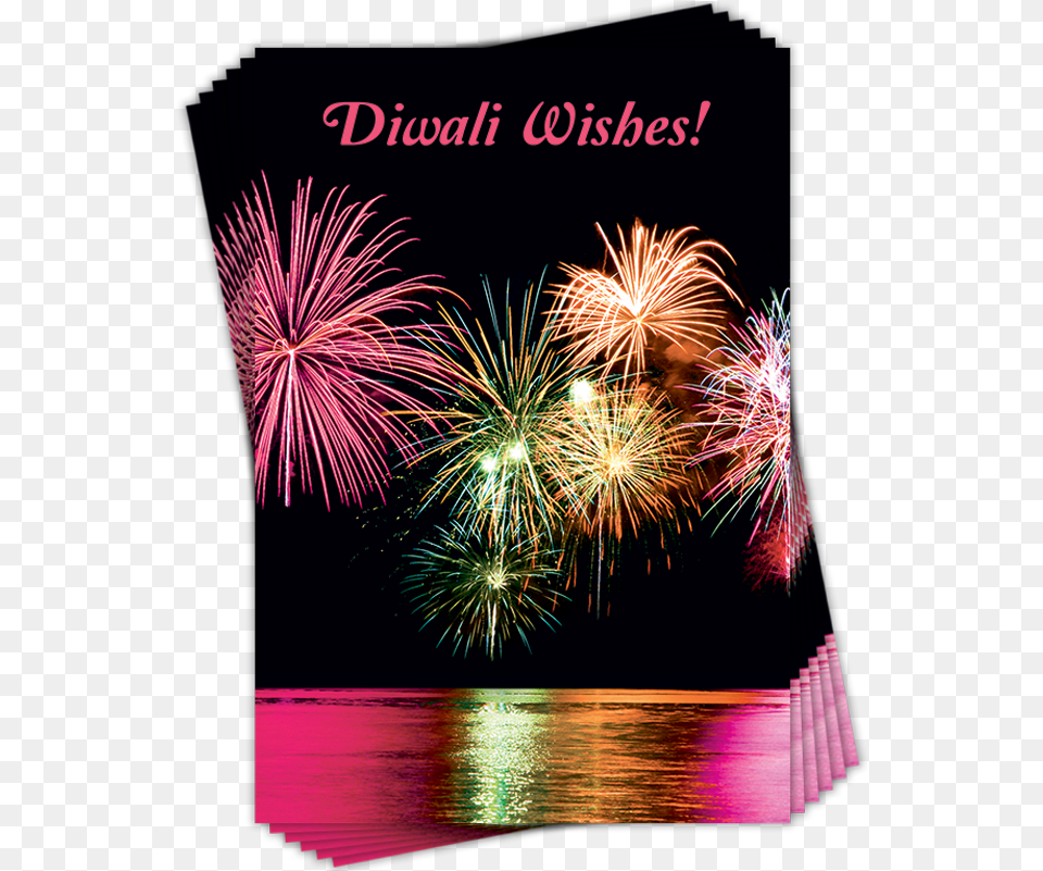 Diwali Multi Packs Greeting Card Fire Works, Fireworks, Plant Png Image