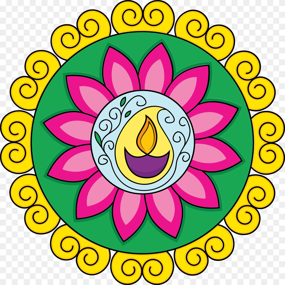 Diwali Rangoli Clipart, Art, Graphics, Pattern, Floral Design Png