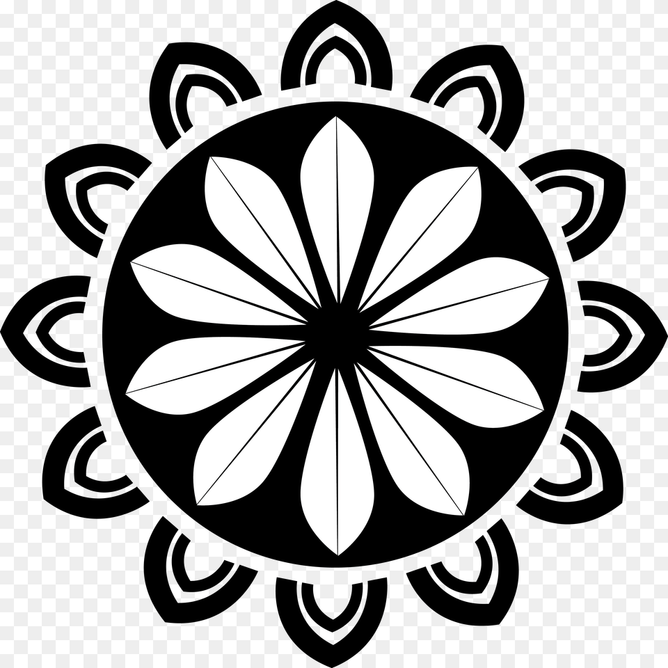 Diwali Rangoli Clipart Black And White, Stencil, Pattern, Art, Floral Design Png