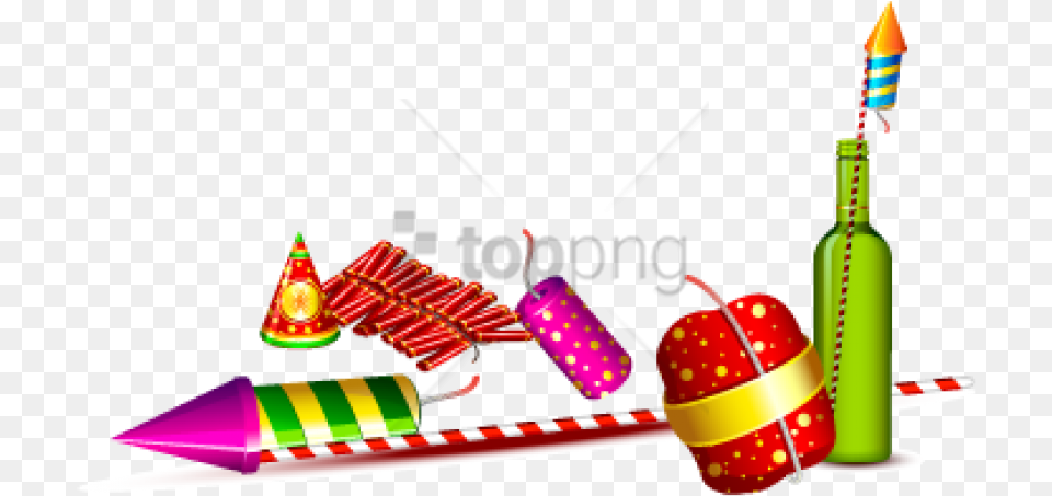 Diwali Sky Crackers Images Diwali Crackers Vector, Clothing, Hat, Dynamite, Weapon Free Png