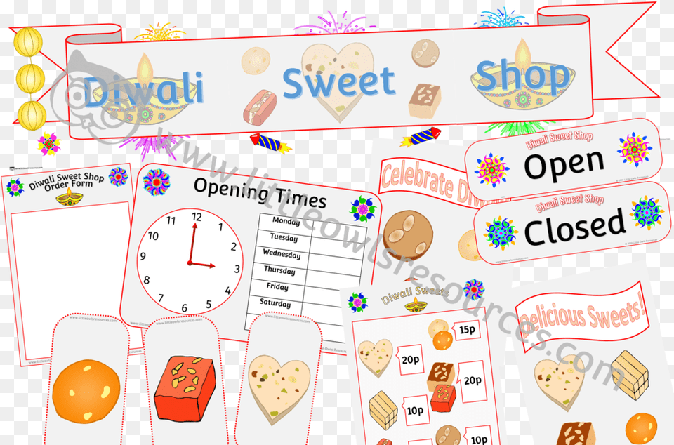 Diwali Sweet Shop Role Play Pack Fte De La Musique, Text Free Transparent Png