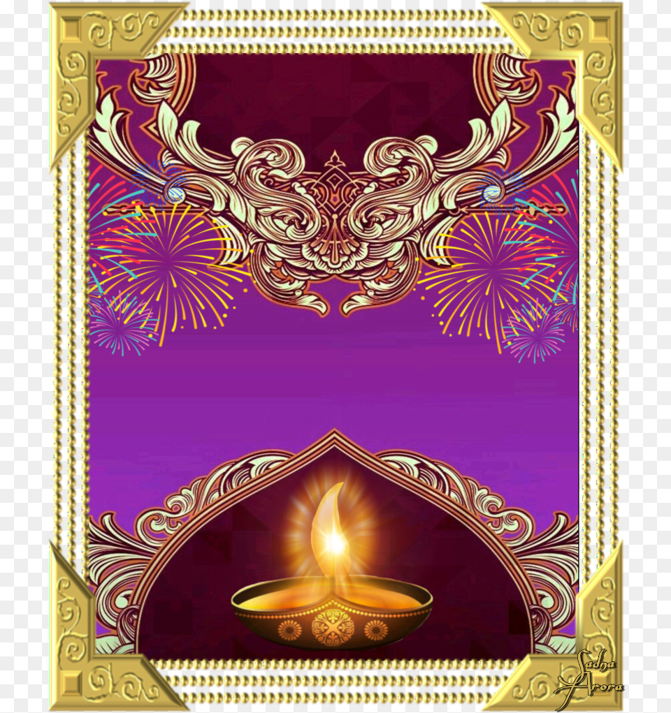 Diwali Wallpaper By Sadna2018 Festival Diya Deepawali Motif Free Png Download