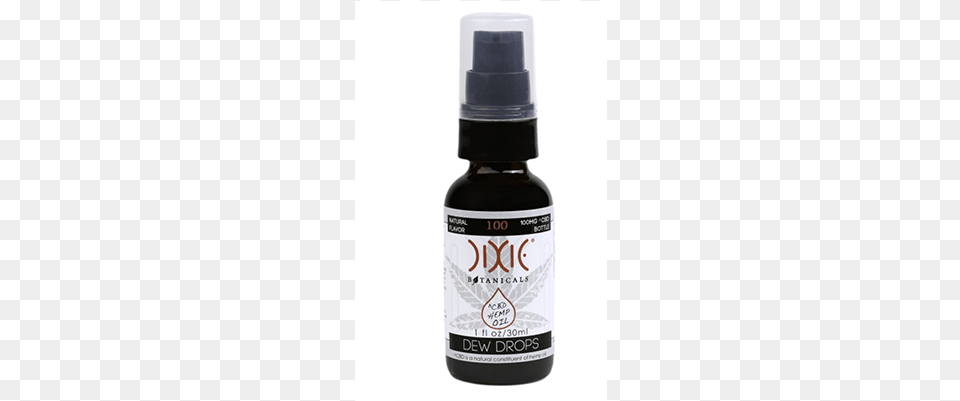 Dixie Botanicals Dew Drops Cinnamon Drops One Ounce Cannabidiol, Bottle, Shaker, Tin, Cosmetics Png Image