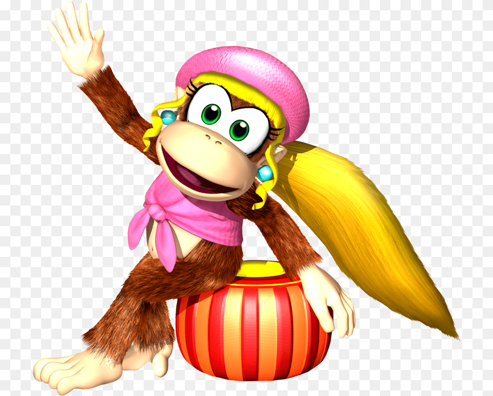 Dixie Kong Diddy Kong Racing, Baby, Person, Face, Head Png Image