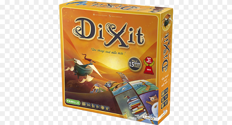 Dixit 3d Box Asmodee Games Dixit Card Game, Disk, Dvd, Animal, Cat Free Png Download