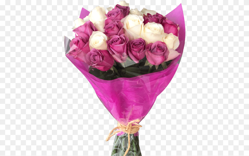Diy 24 Lavender Amp White Roses Bouquet Garden Roses, Rose, Plant, Flower Bouquet, Flower Arrangement Free Png Download