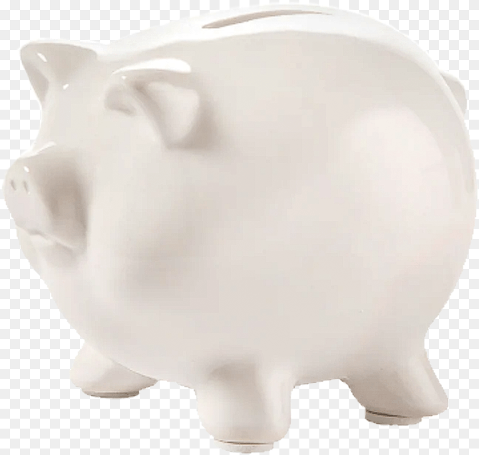 Diy Decorate A Piggy Bank Kit White Piggy Bank, Piggy Bank Free Png Download