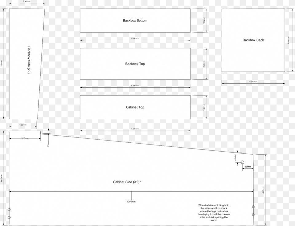 Diy Pinball Cabinet Plans, Chart, Diagram, Plan, Plot Png