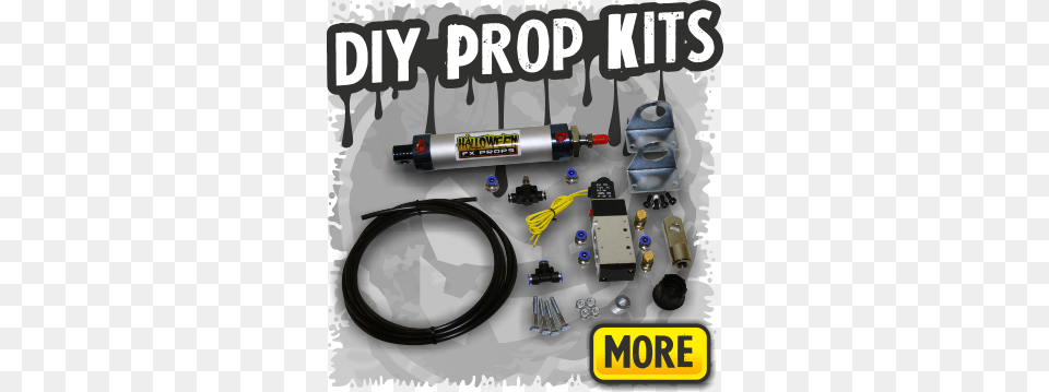 Diy Pneumatic Prop Kits Amp Mechs For Home Built Halloween Mechanical Halloween Props, Machine Free Png Download