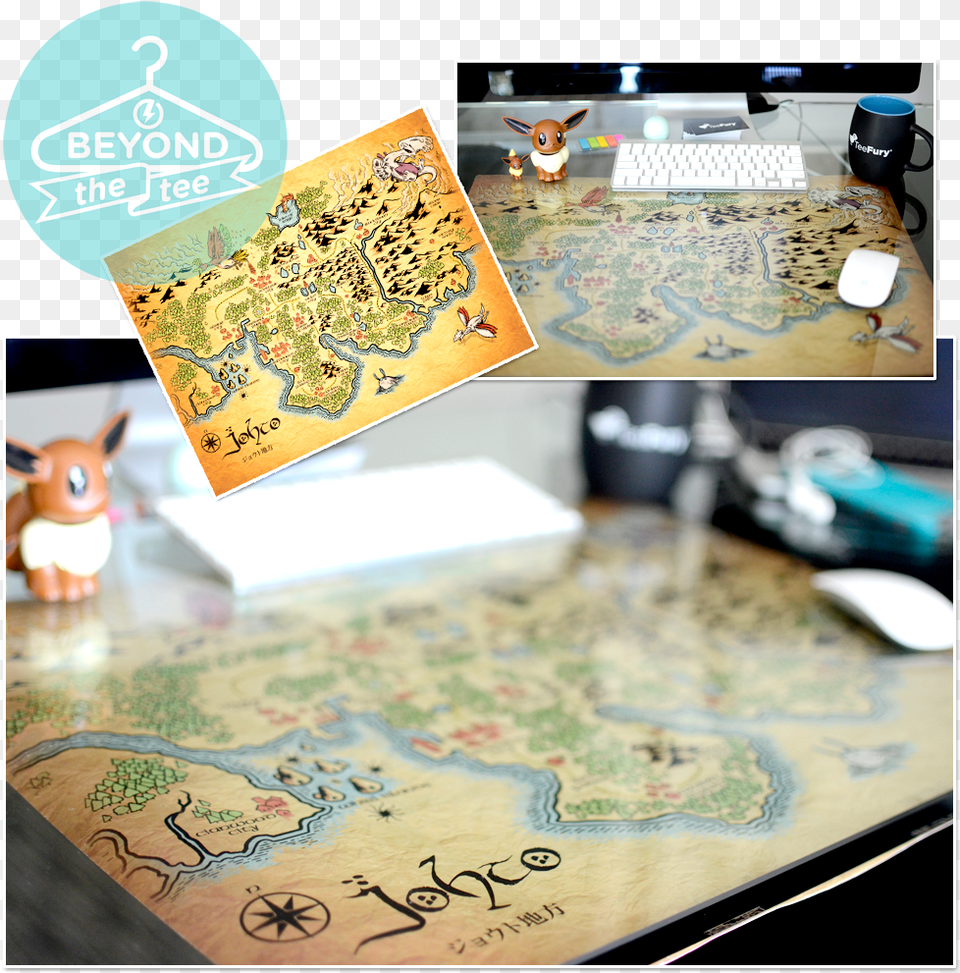 Diy Poster Desk Featuring Johto By Melee Ninja Johto Map Canvas Print Small By Meleeninja, Table, Furniture, Toy, Text Png Image