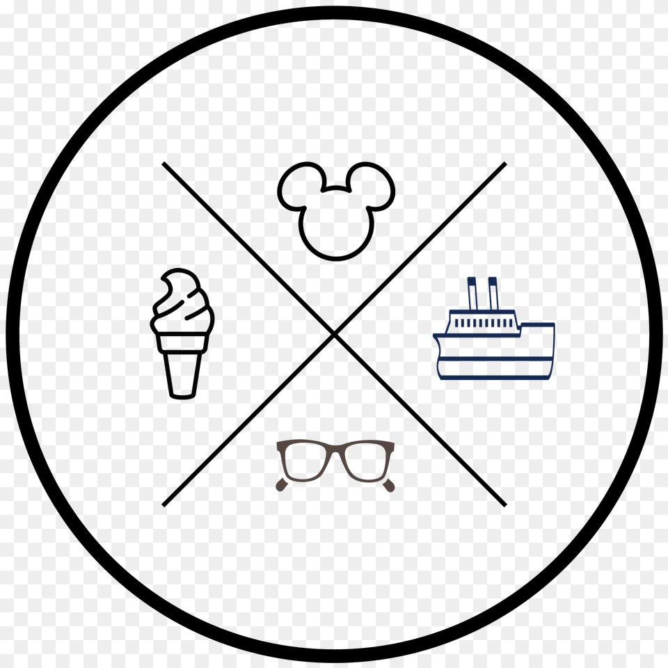 Diy T Shirts For A Disney Cruise, Disk, Accessories, Glasses Free Png Download