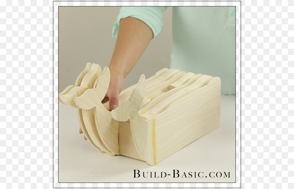 Diy Tissue Box Cover By Build Basic Plywood, Wood, Person Free Png