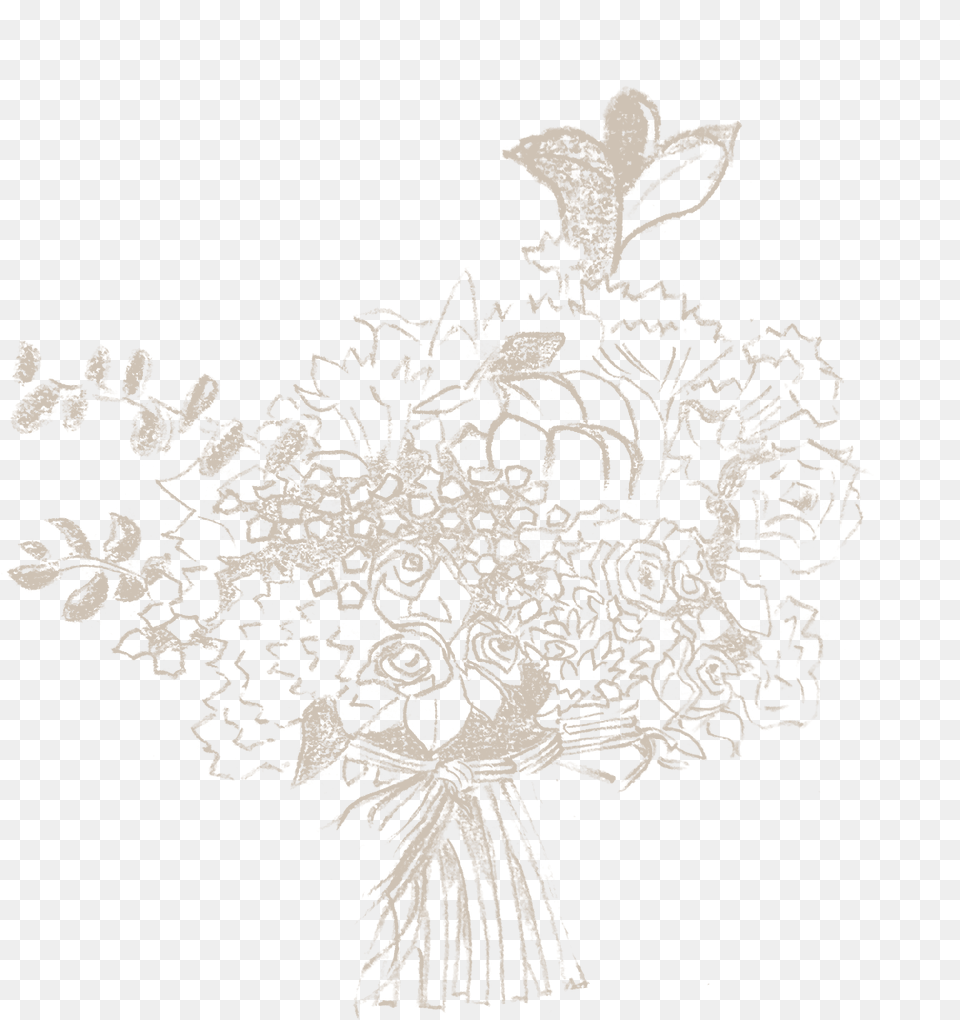 Diy Wedding Bouquet Sketch, Art, Floral Design, Graphics, Pattern Free Transparent Png