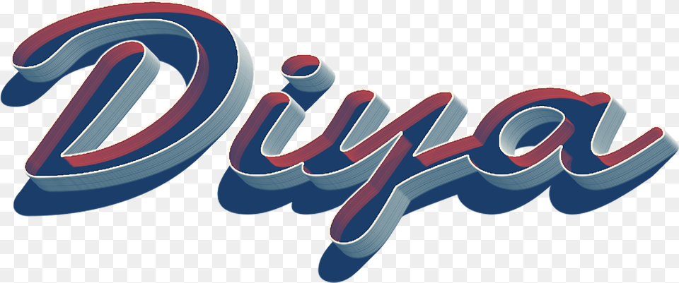 Diya Heart Name Transparent Graphic Design, Logo, Light, Text, Dynamite Free Png Download
