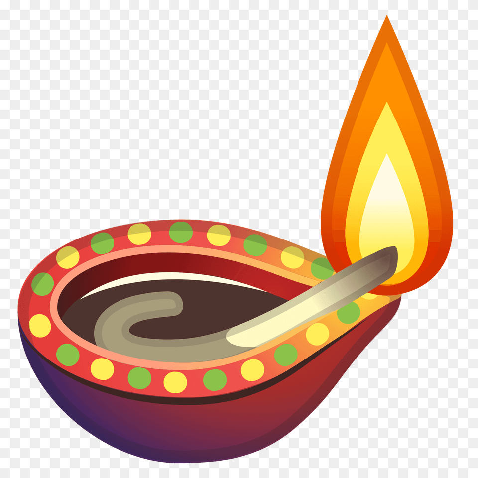 Diya Lamp Emoji Clipart, Diwali, Festival Free Transparent Png