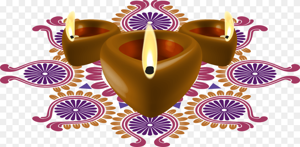 Diya Photo Background Diwali, Pattern Free Png Download