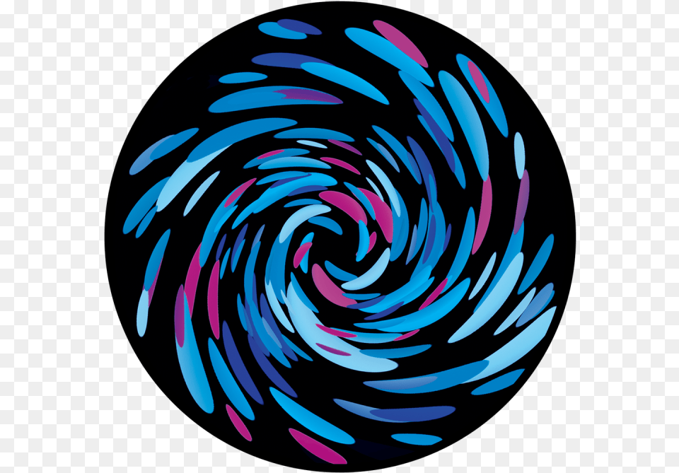 Dizzy Blue, Pattern, Spiral Png