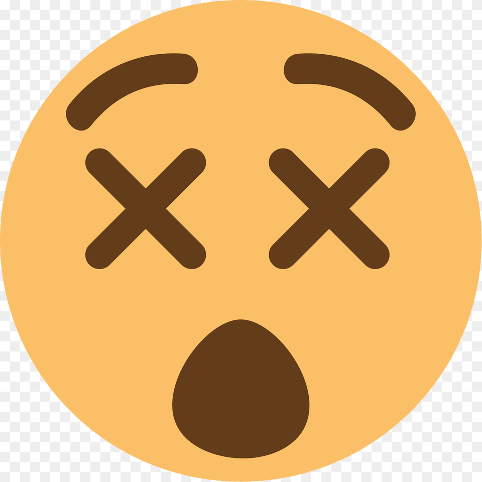 Dizzy Face Emoji Clipart Png Image