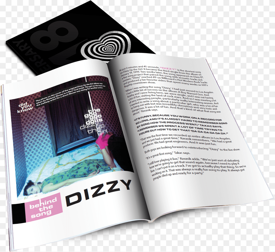 Dizzy Up The Girl, Advertisement, Book, Poster, Publication Free Png