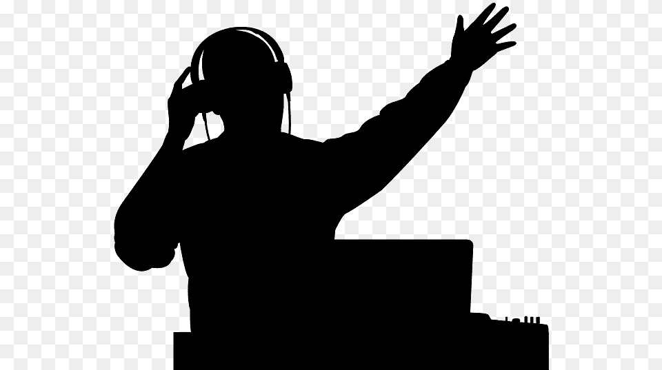 Dj, Silhouette, Adult, Male, Man Png