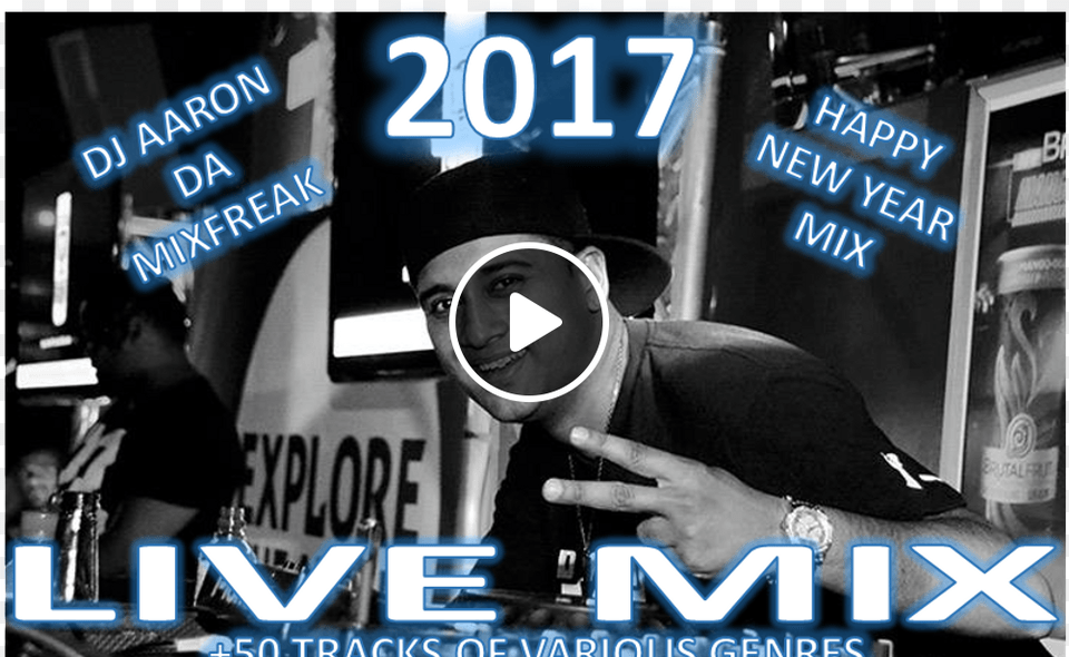 Dj Aaron Da Mixfreak Happy New Year 2017 Mix By Kerrin Poster, Accessories, Goggles, Person, Man Png