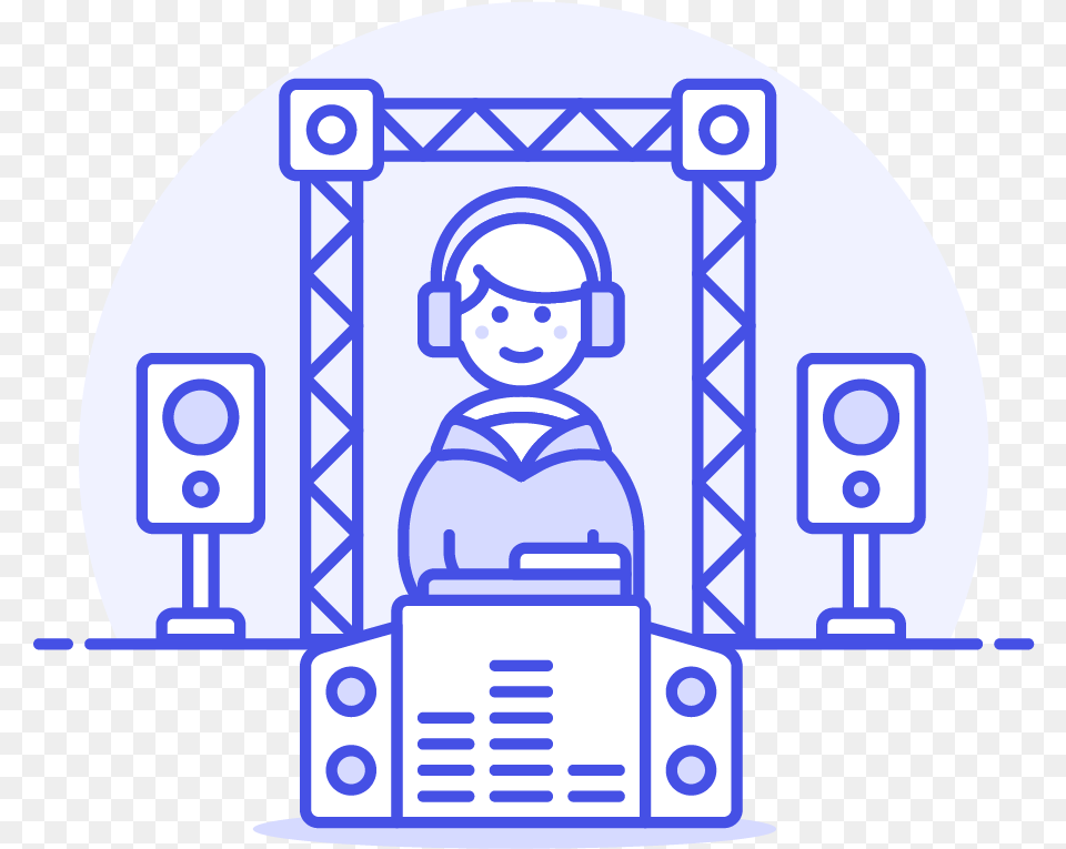 Dj Booth Platines Dj Icone, Arch, Architecture, Baby, Person Free Png