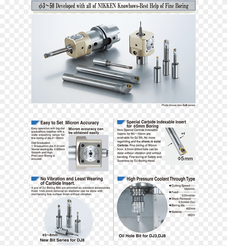 Dj Boring Barfinish Boring Catalog Finish Boring Bar, Coil, Machine, Rotor, Spiral Free Png Download