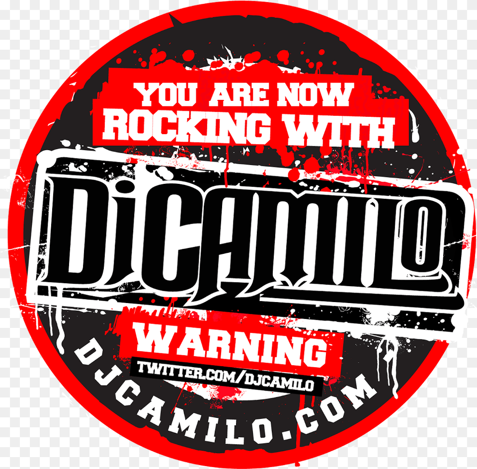 Dj Camilo Logo, Sticker, Advertisement, Poster, Disk Png Image