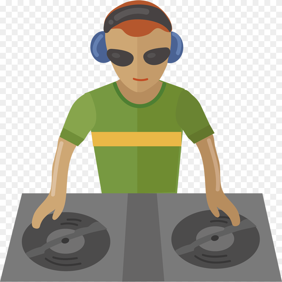 Dj Clipart, Clothing, T-shirt, Person, Face Png Image