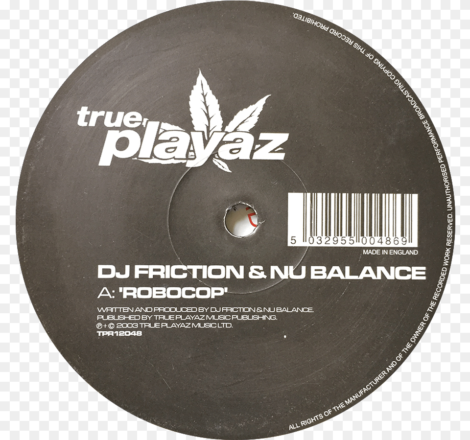 Dj Friction Nu Balance Robocop Home Cd, Disk, Dvd Free Png