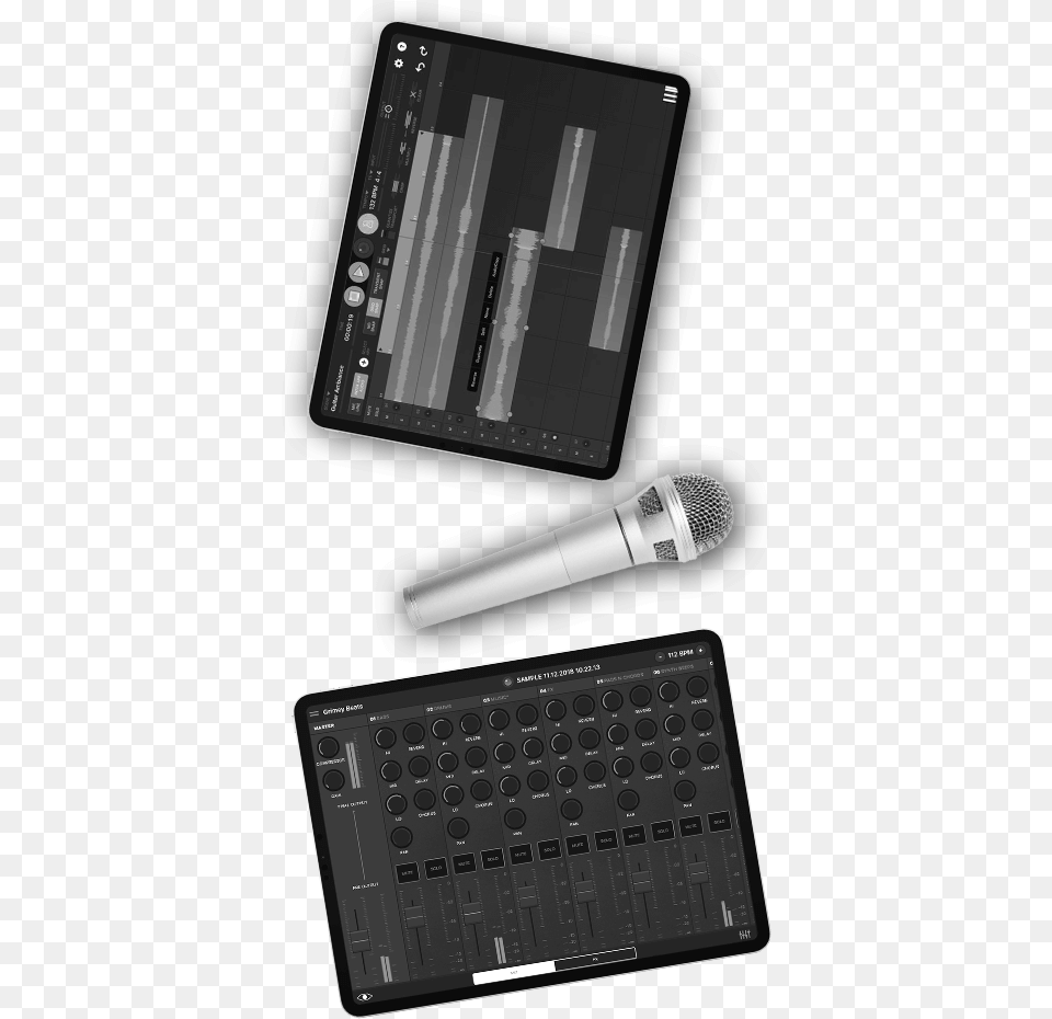 Dj Ipad Mixer Crime Insurance Computer Keyboard, Electrical Device, Microphone Free Png