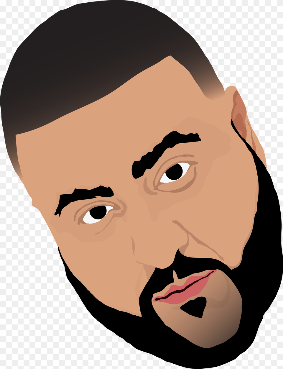 Dj Khaled Sticker, Face, Head, Person, Photography Free Png Download