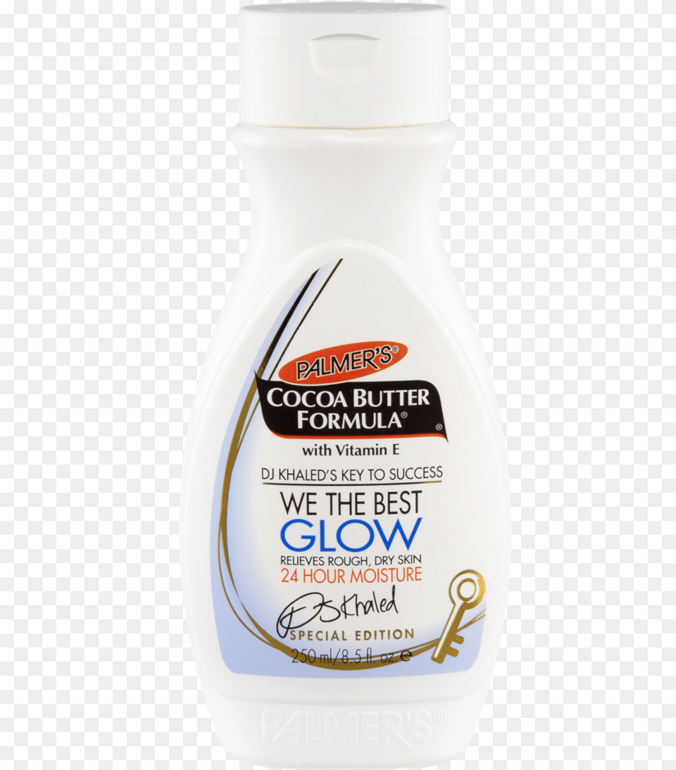 Dj Khaled X Palmer S We The Best Glow Cocoa Butter Palmers Cocoa Butter, Bottle, Cosmetics, Food Png Image