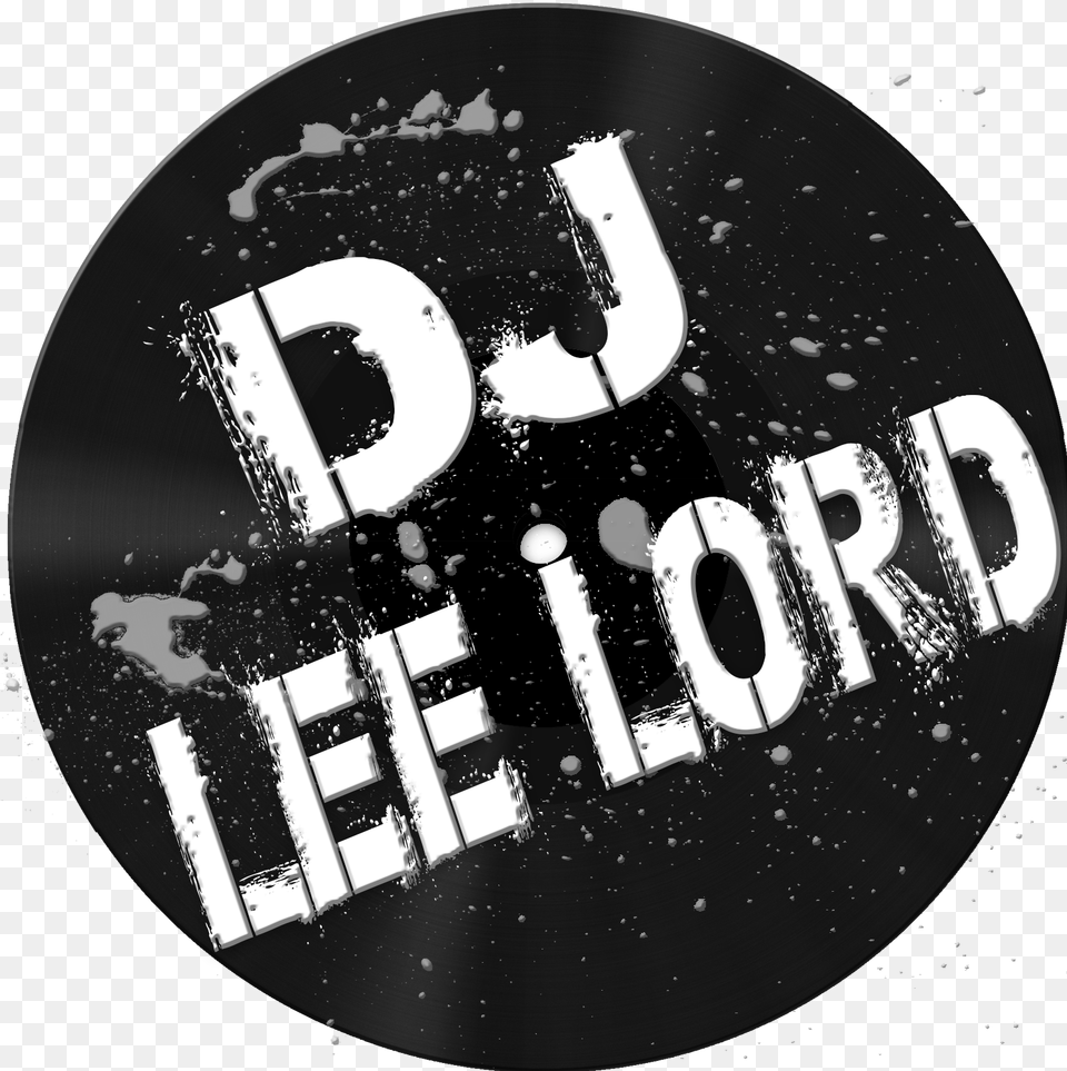Dj Lee Lord Vinyl And Paint Splatter Circle, Disk, Dvd Free Png