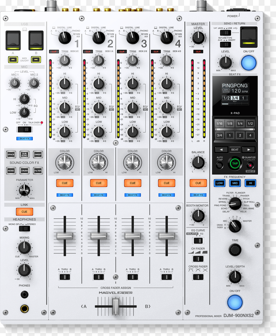 Dj Mixer Pioneer Djm 900 Nxs2 Gold Free Png