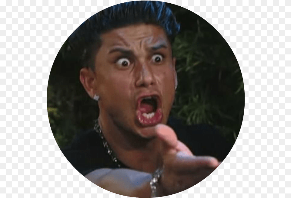 Dj Pauly D Funny Face Angel Tube Station, Head, Person, Angry, Shouting Png Image