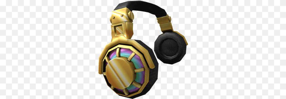 Dj Remix39s Goldphones, Electronics, Headphones Png Image