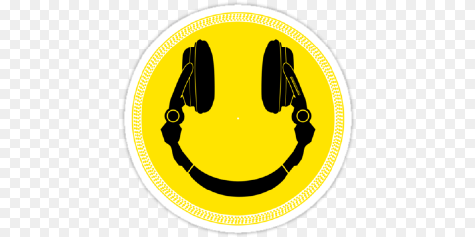 Dj Smile Platter Sticker Giardini Della Biennale, Clothing, Glove, Emblem, Symbol Png