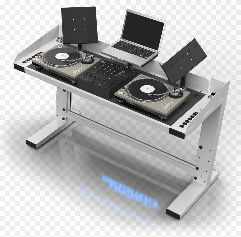 Dj Table Dj Booth Dimension, Cd Player, Electronics, Pc, Laptop Png Image