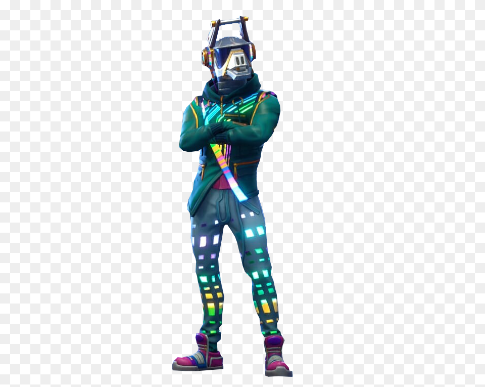 Dj Yonde Fortnite Skin Image, Adult, Female, Person, Woman Free Transparent Png