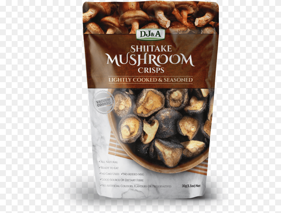 Djampa Shiitake Mushroom Crisps, Food, Produce, Fungus, Plant Free Png Download
